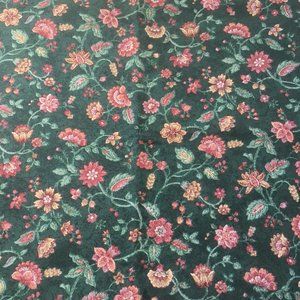 Floral Decorator Fabric, Teflon Covered. 5 pieces
